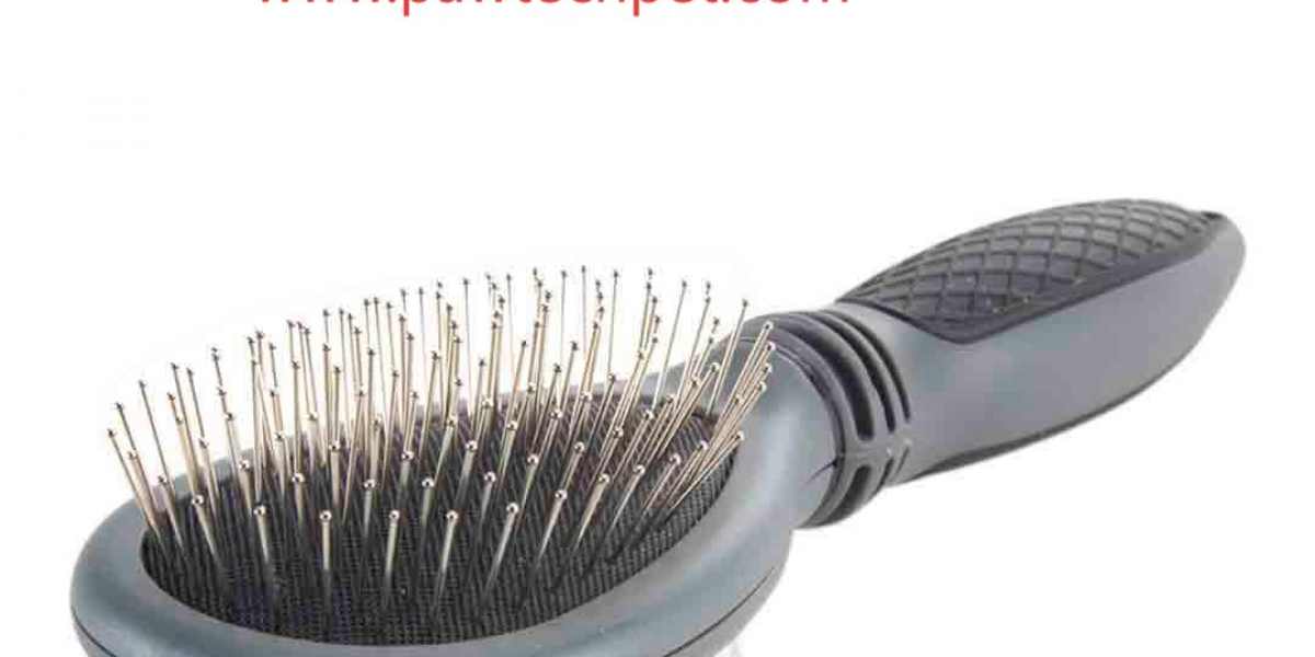 Pawtechpet Pet Brush Designed for Sensitive Fur